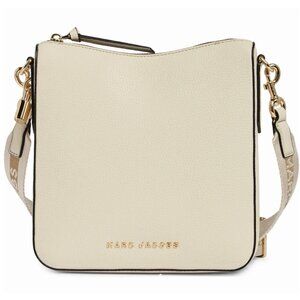 New Marc Jacobs Drifter Swing Pack Crossbody Leather Bag Marshmallow
